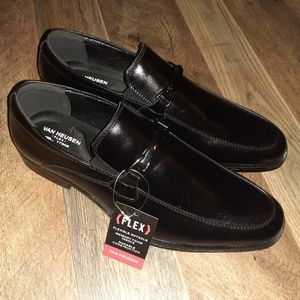 Van Heusen Men's Black Kent Bit Slip On Loafers Size 9 M